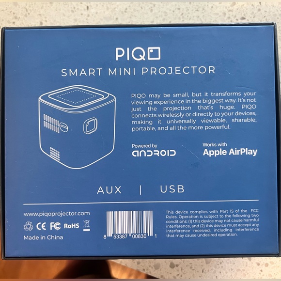 PIQO Smart Mini Projector - Picture 5 of 8